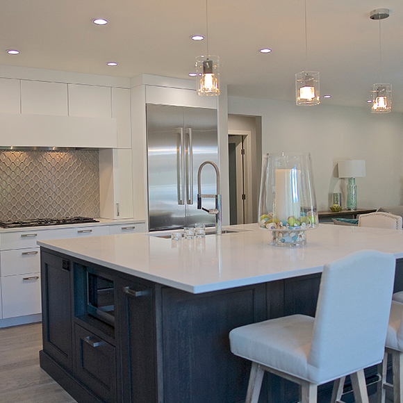 Modern kitchen to promote leading household insurance brokers Full Time Cover